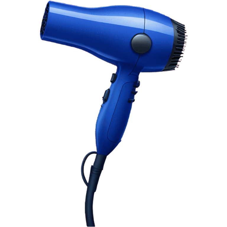 Dark blue hairdryer dyson  emoji