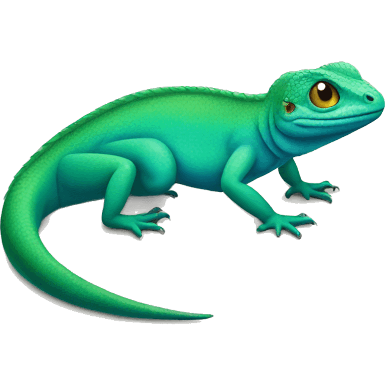 Green-blue Lizard emoji