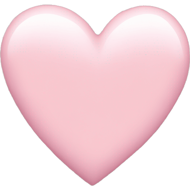 Light pink heart emoji