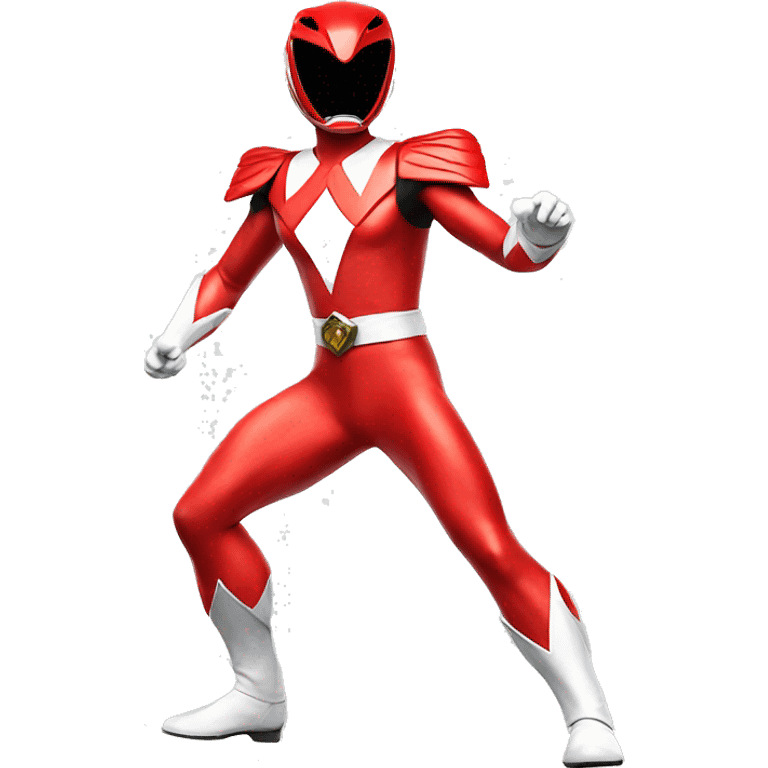 Red Power Rangers Full Body emoji