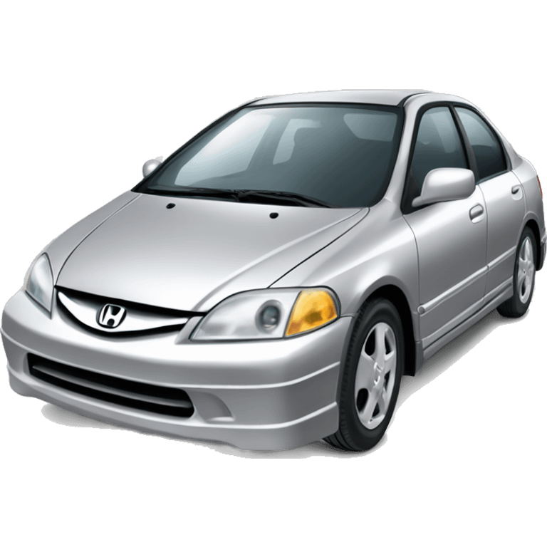 silver honda civic ferio 2004 emoji