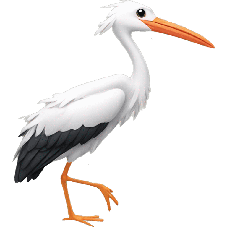 Stork emoji