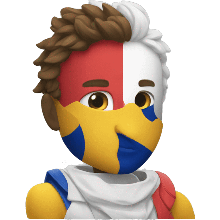 Make a Team Vitality emoji with the France flag merged emoji