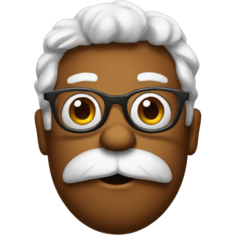 Poo with glasses  emoji