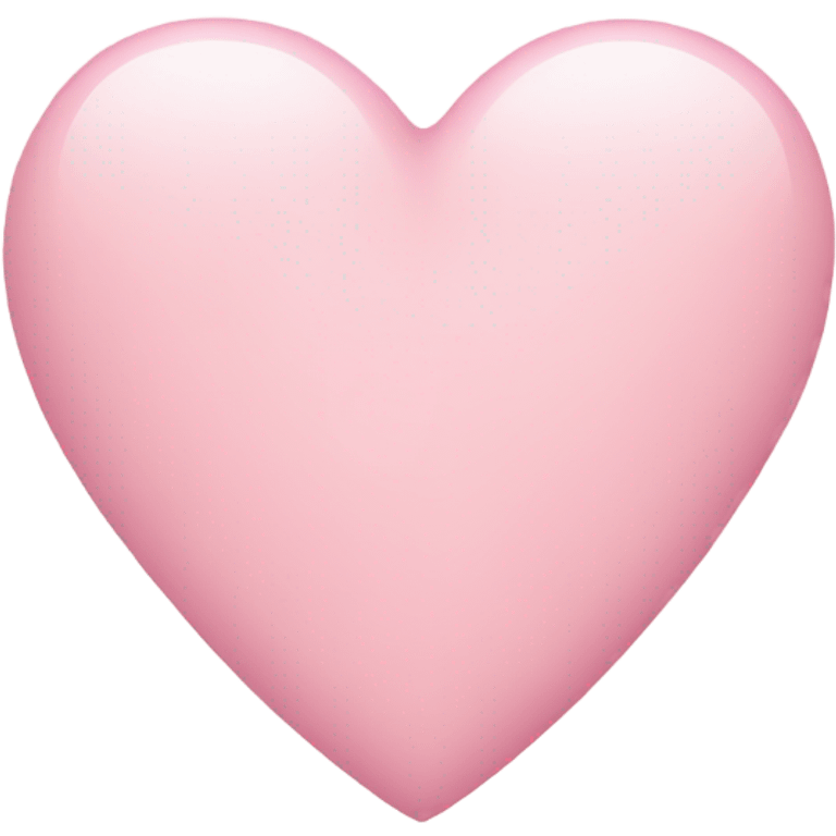 Baby pink heart emoji