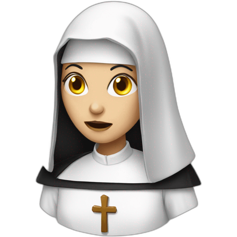 horror nun emoji