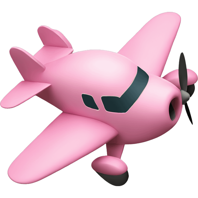 Flying pig in a plane emoji