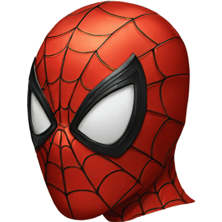 Red Spiderman-mask emoji