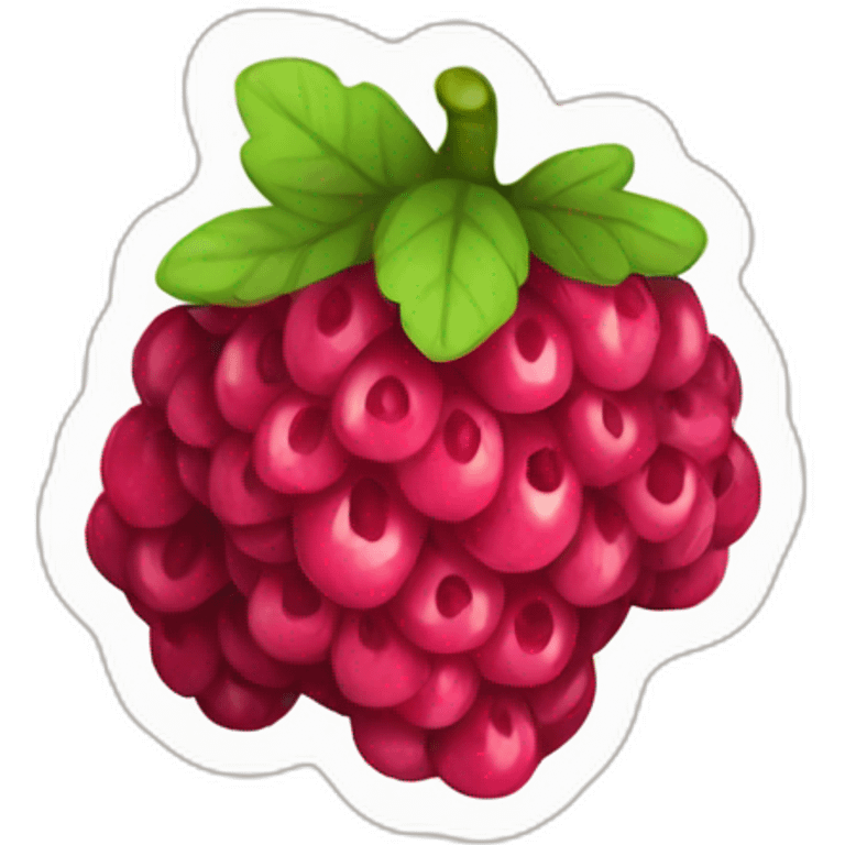 Rapsberry emoji