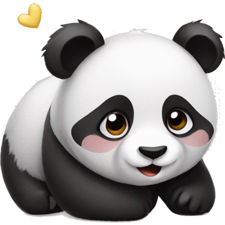 Panda love panda emoji