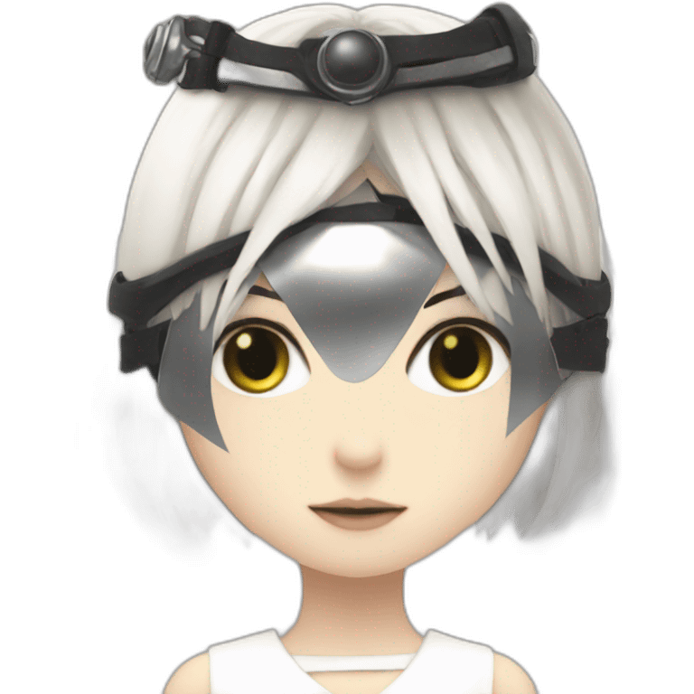 2b nier with her eye band emoji