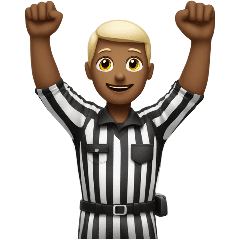 Referee touchdown emoji