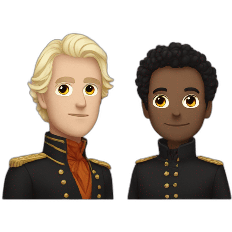 Crowley and Aziraphale emoji