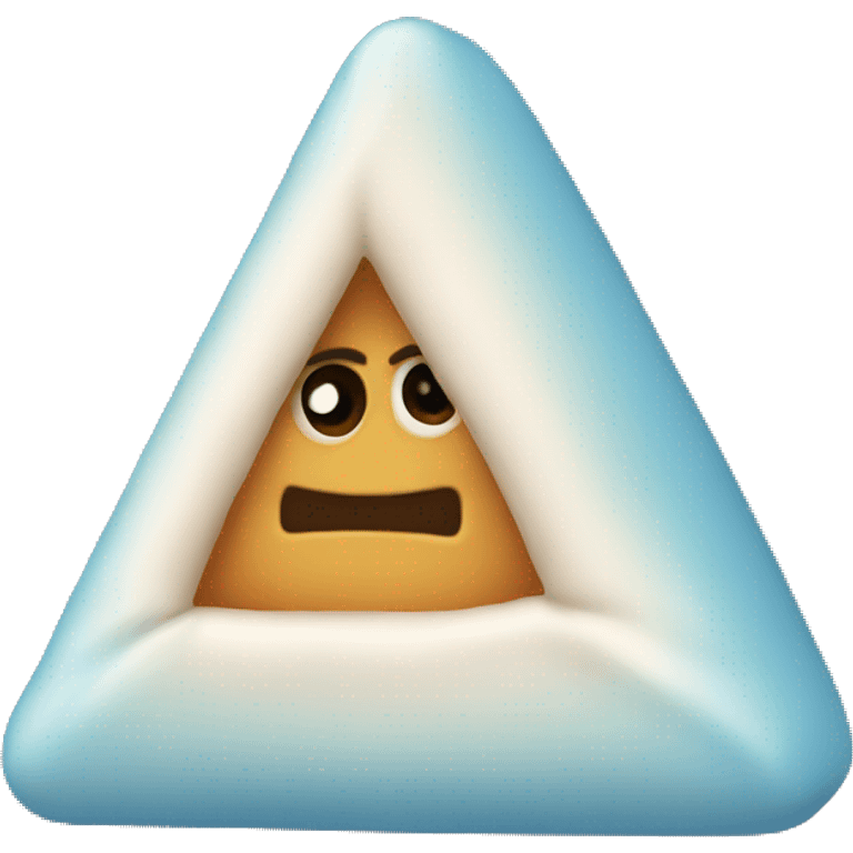 Triangle puff emoji