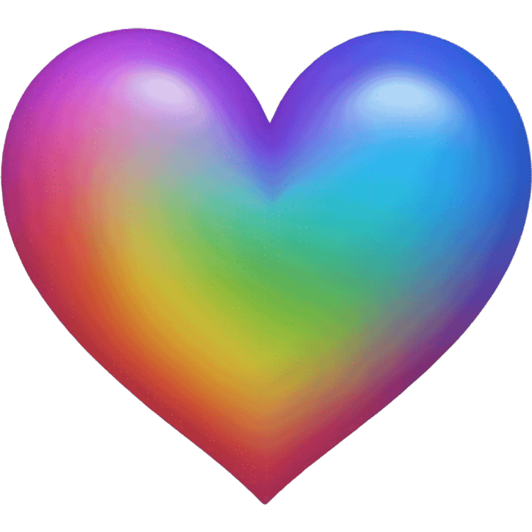 Rainbow heart emoji