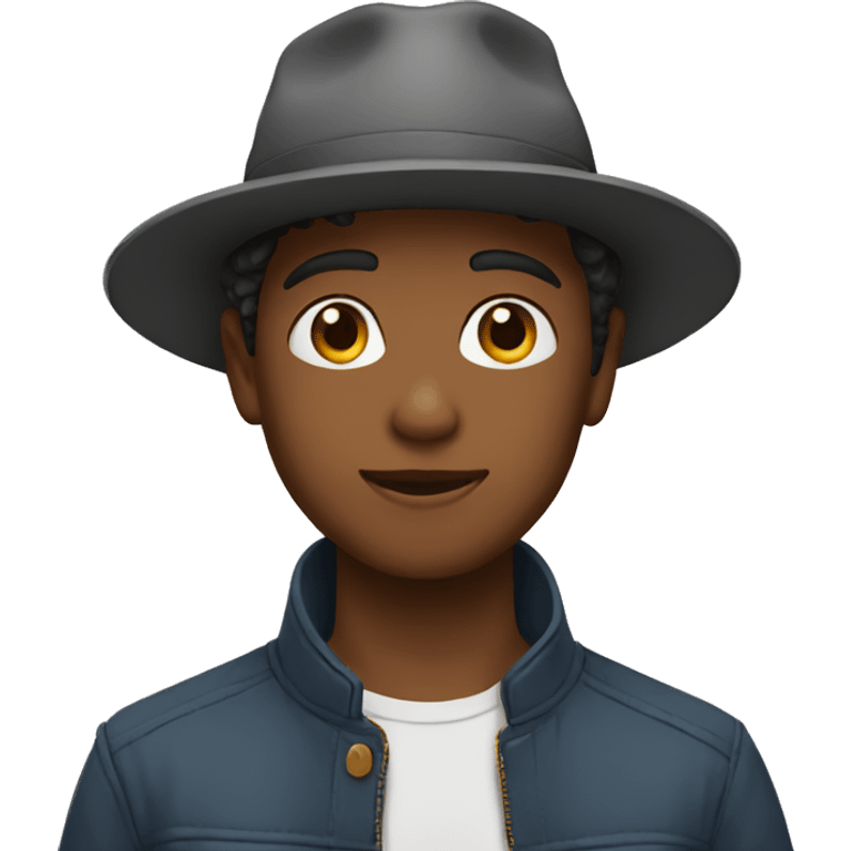 boy with a hat  emoji