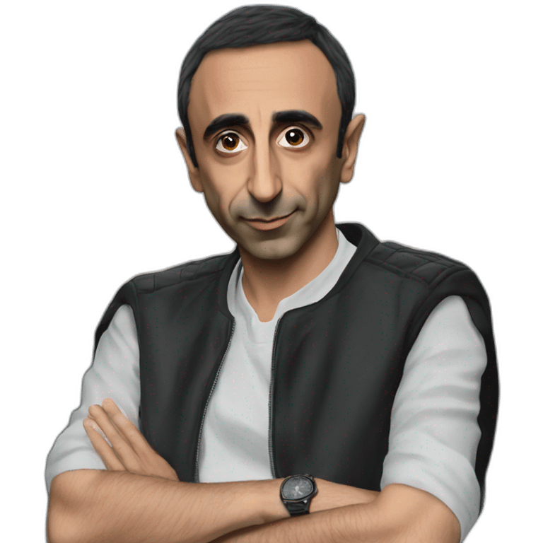 Eric Zemmour with puffer trapstar emoji