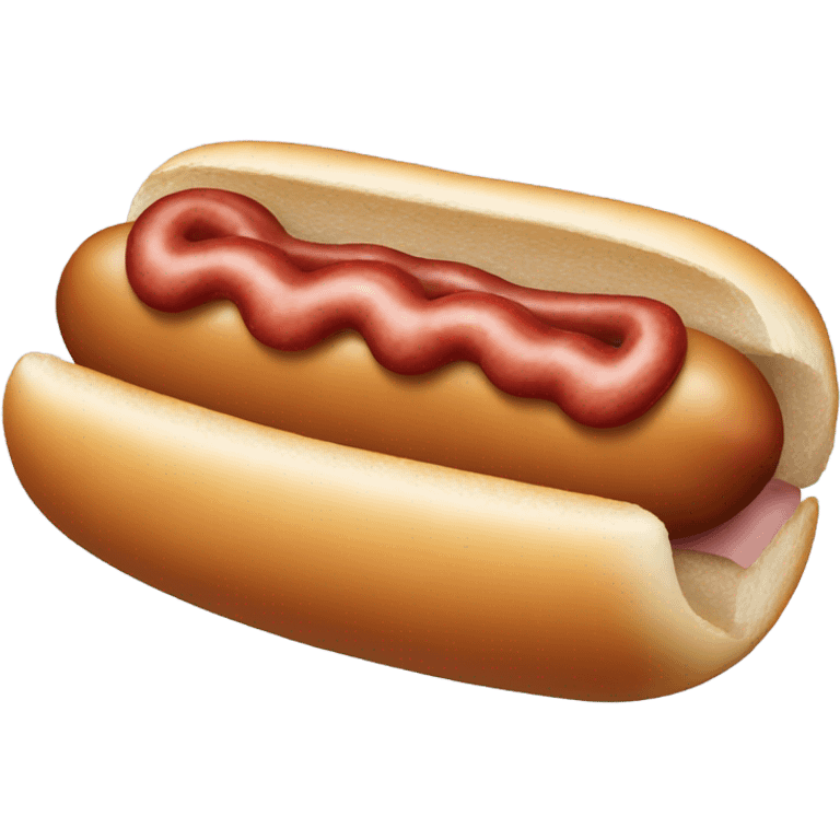 Hot dog without bun emoji