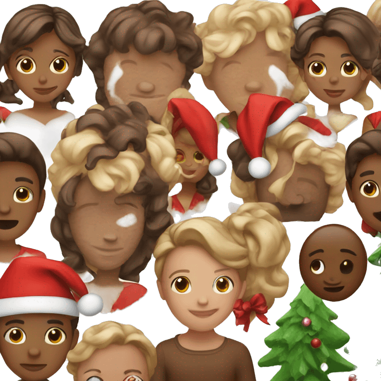 Brown Christmas themese emoji