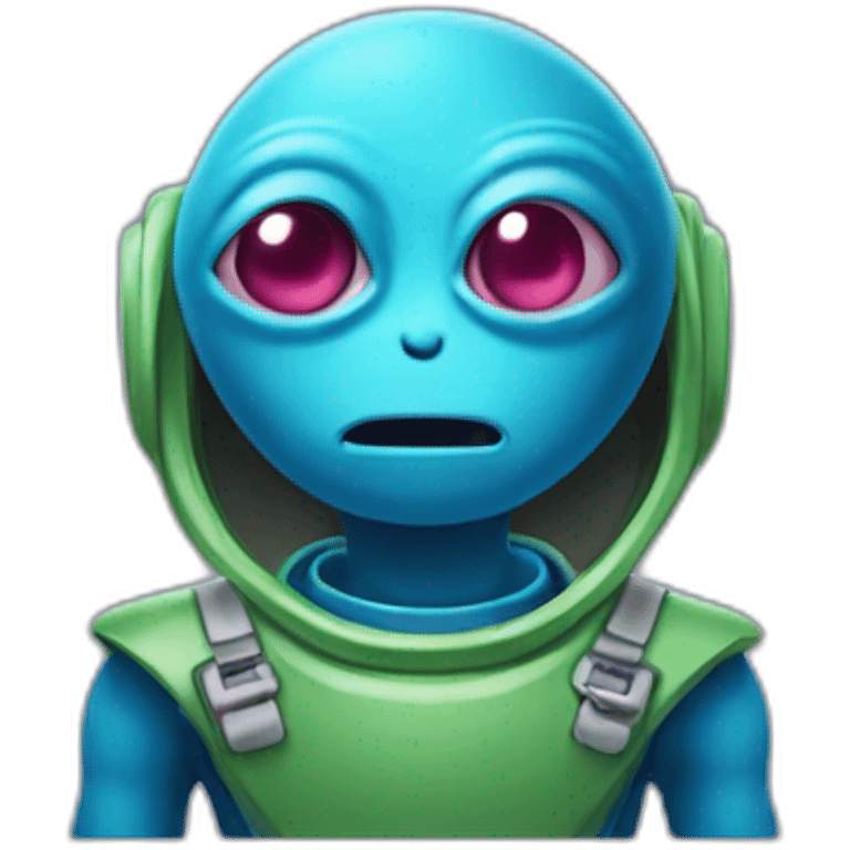 Extraterrestre qui boit une bieree emoji