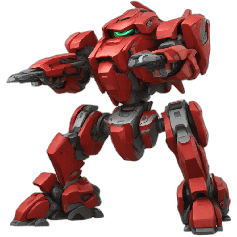 red mecha emoji