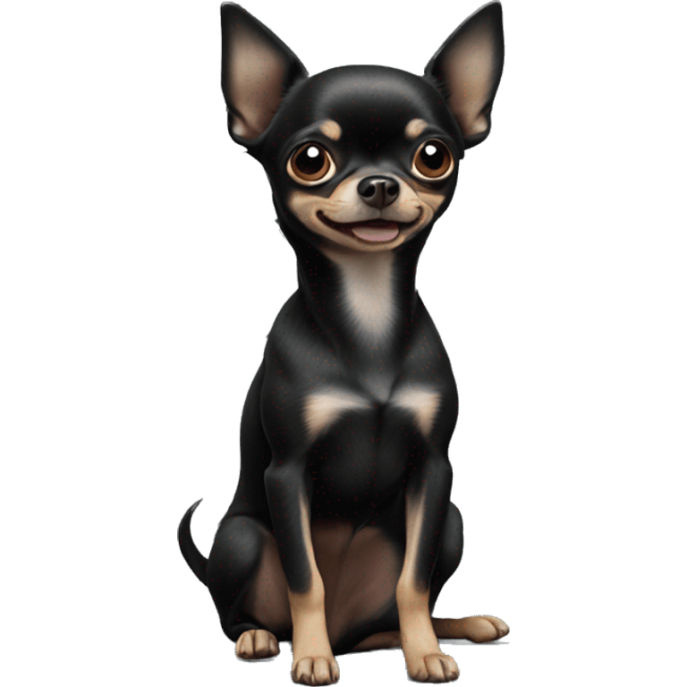 black chihuahua emoji