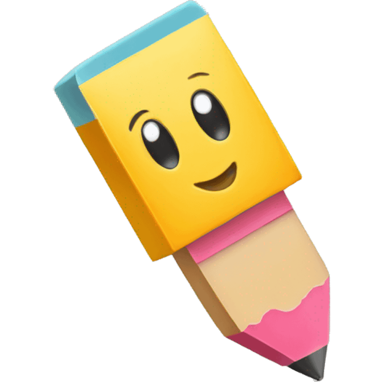 pencil eraser emoji