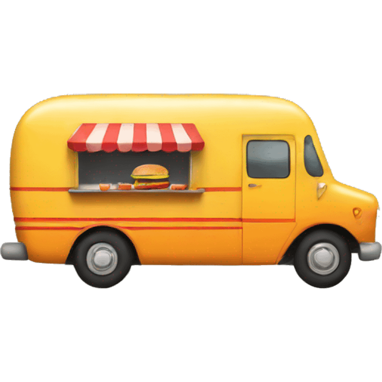 Burger truck emoji