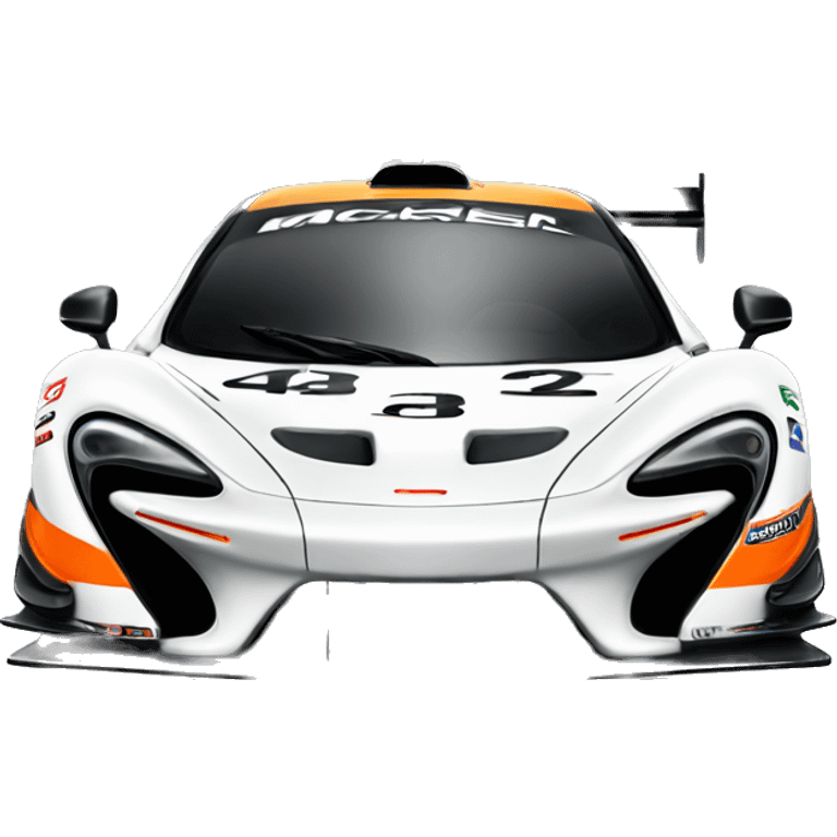 McLaren race car  emoji