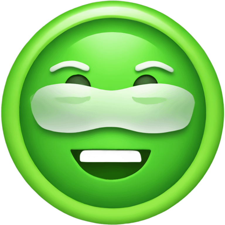 Energy green emoji