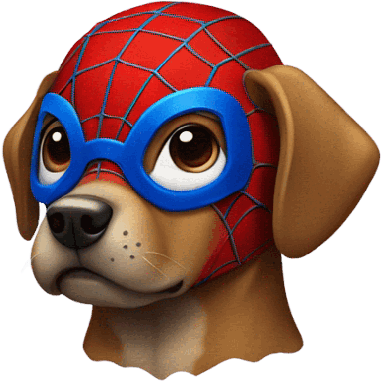 DOG in full SPIDER MAN emoji