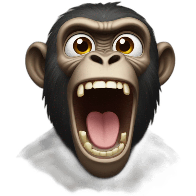 monky scream emoji