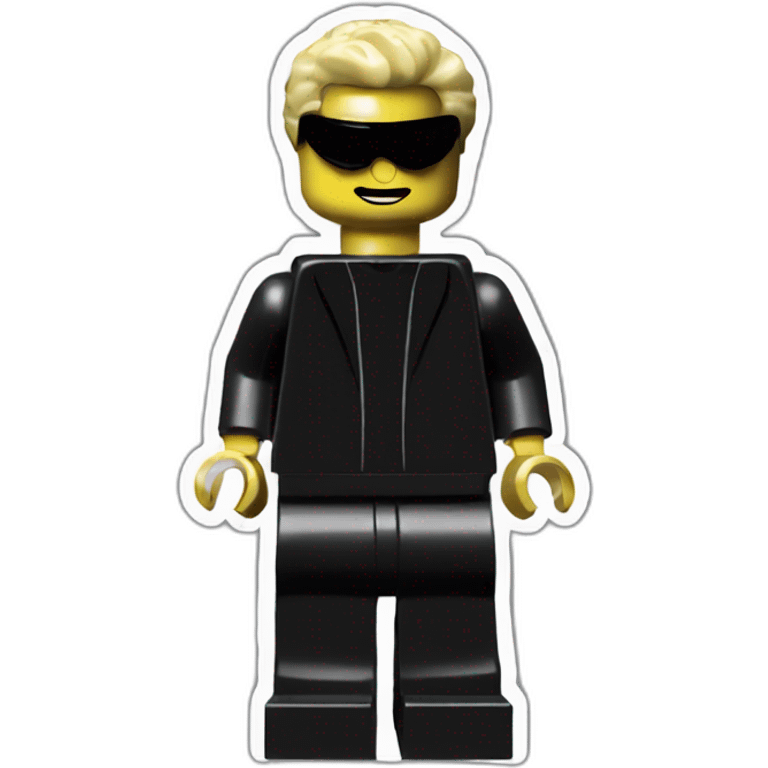 Lego neo, -matrix full body fighting emoji