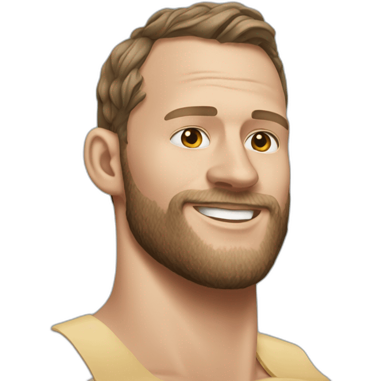 Jonathan Toews as beach bum with beard emoji