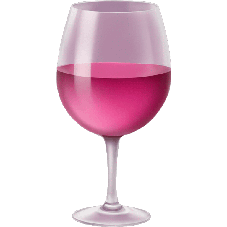 Pink wine emoji