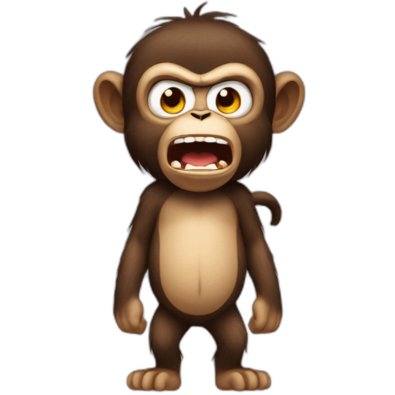 angry monkey emoji