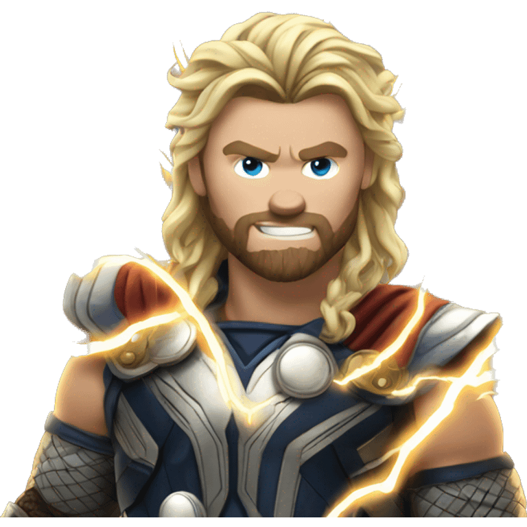 thor lightning emoji