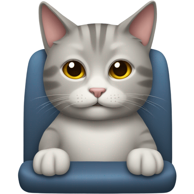 Cat in a bus emoji