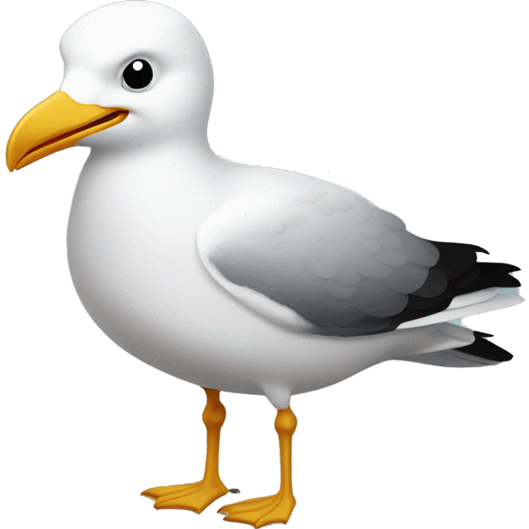 Cartoonish Seagull emoji