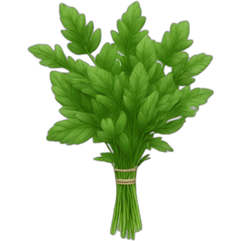 bouquet of green herbs emoji