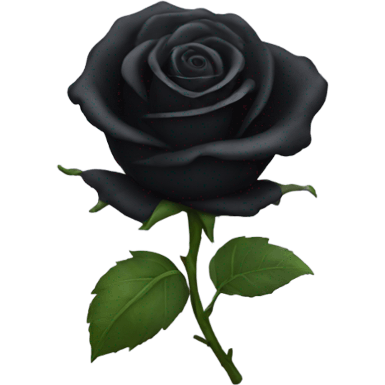 black rose emoji