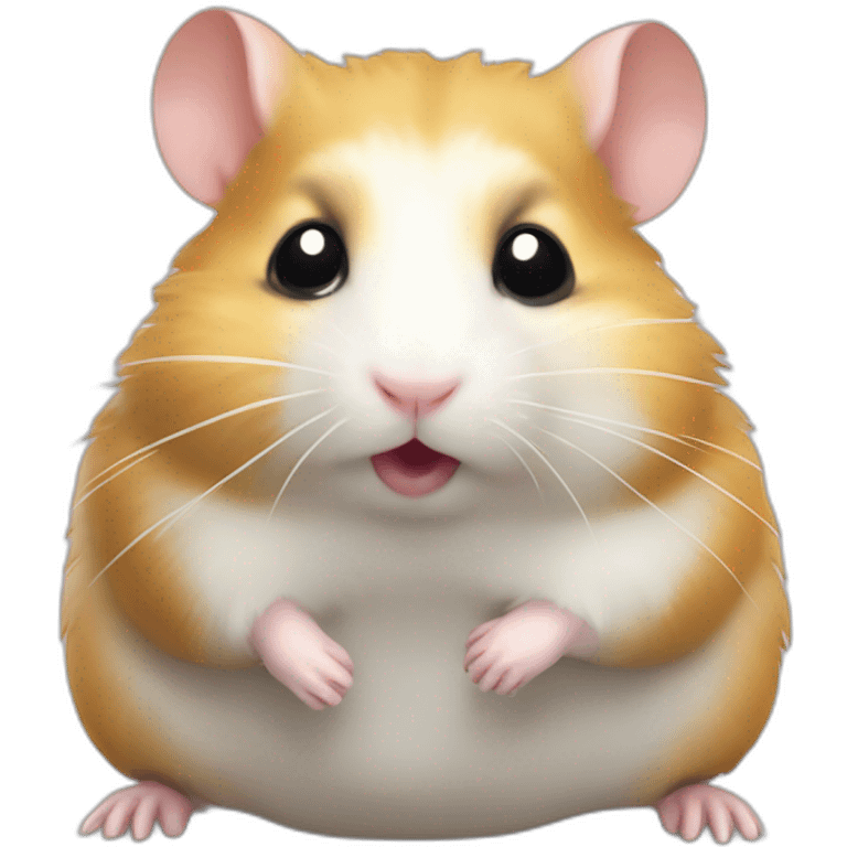 Hamster clin d’œil emoji