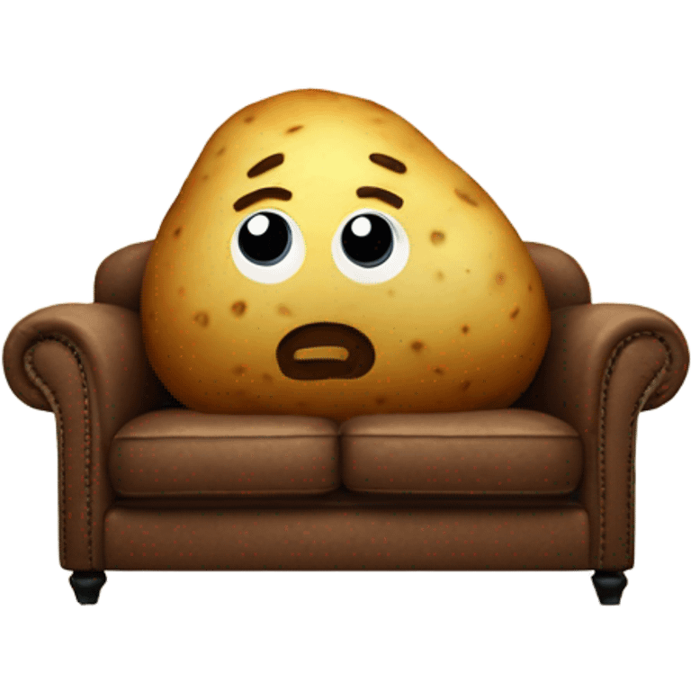 potato on sofa emoji