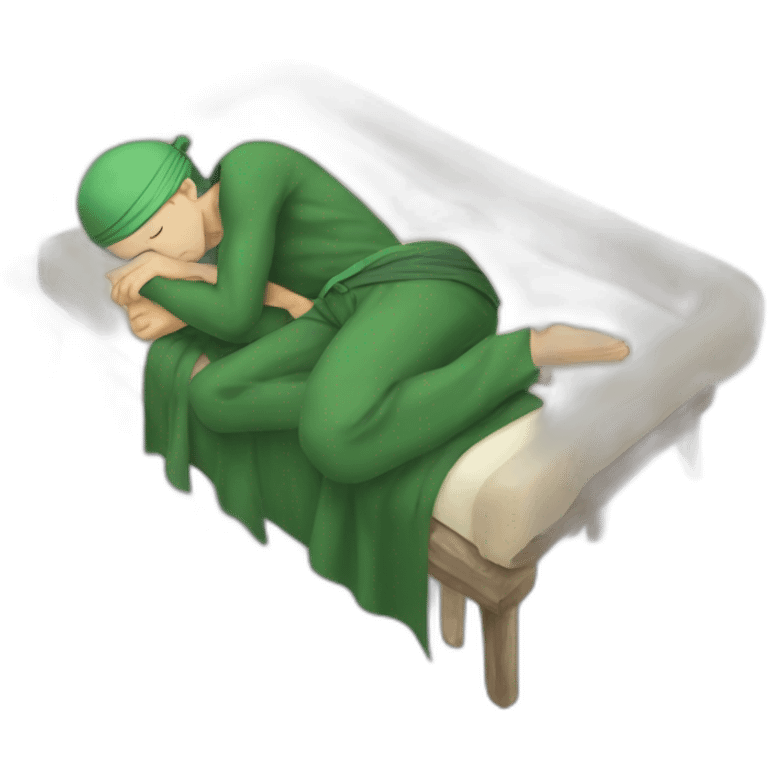 Roronoa zoro sleeping emoji