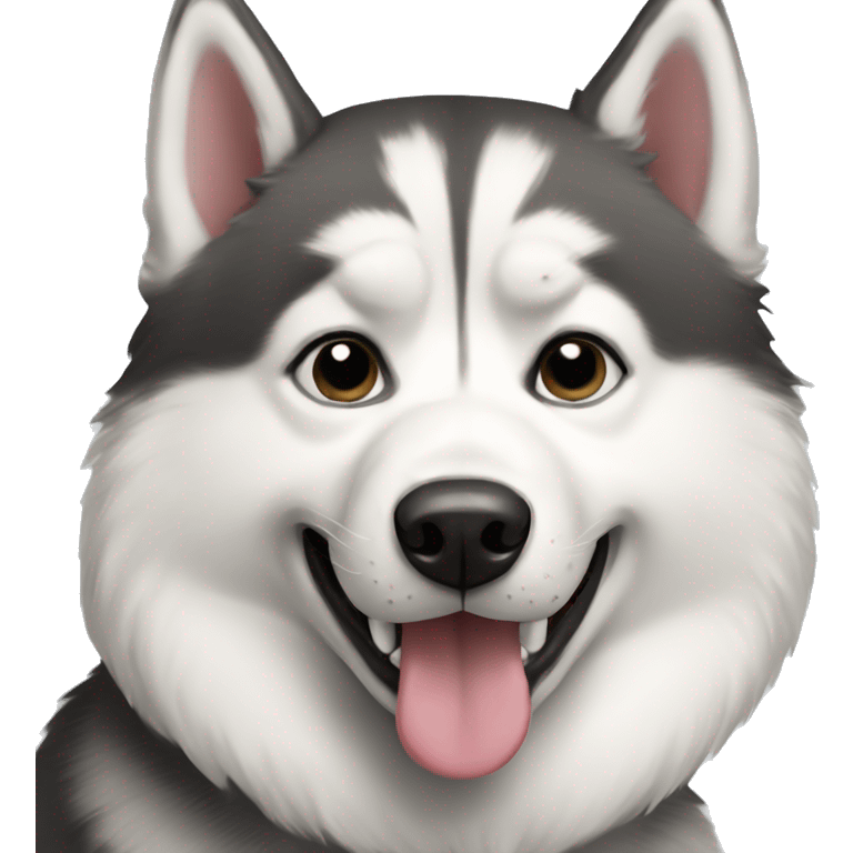 Siberian husky emoji