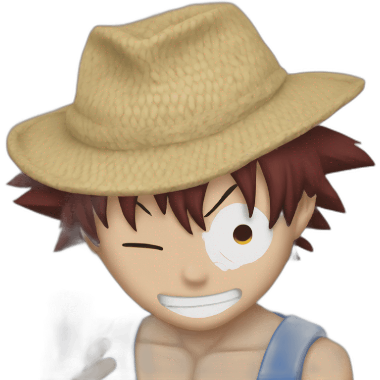 luffy with joint emoji