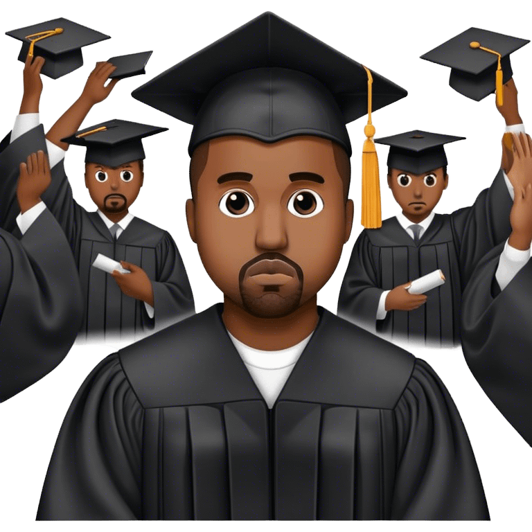 Kanye graduation album emoji