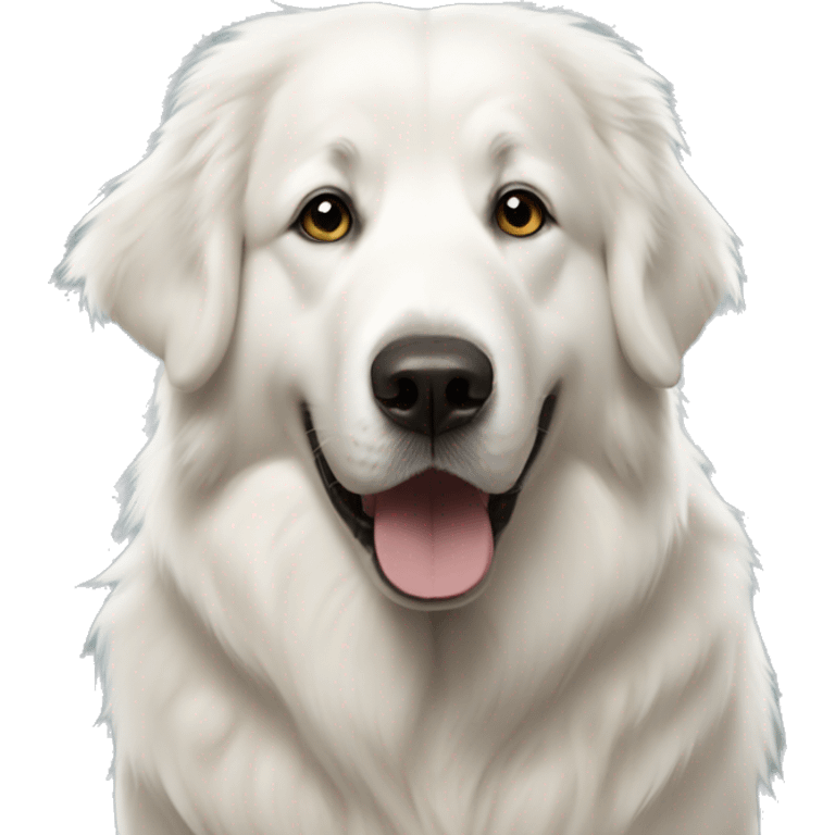 Great Pyrenees dog BIRTHDAY PARTY emoji