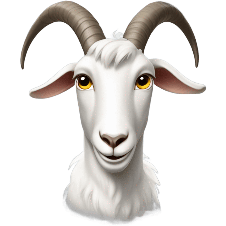 White goat emoji