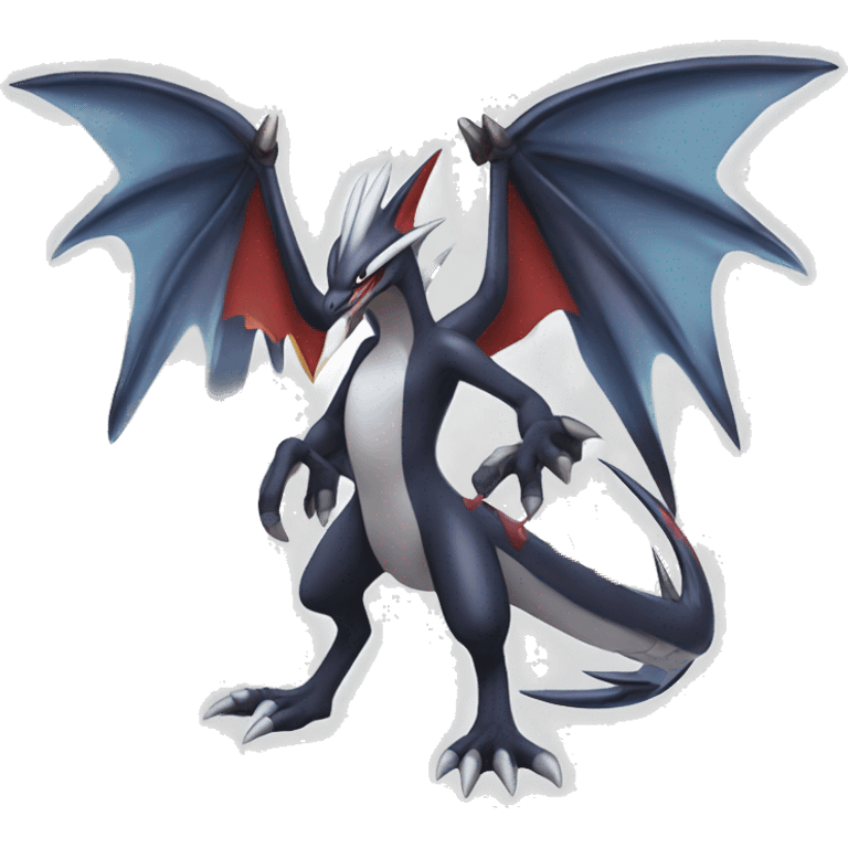 Edgy Cool Nargacuga-Noivern-Latias-Silvally-Garchomp-Pokémon Full Body emoji